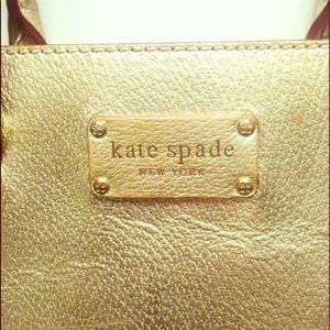 Kate spade gold handbag